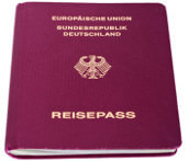 Abbildung eines deutschen Reisepasses