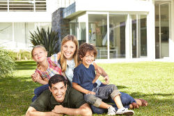 Glückliche Familie